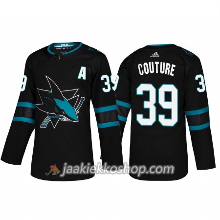 Miehille NHL San Jose Sharks Pelipaita Logan Couture 39 Adidas Alternate 2018-19 Authentic